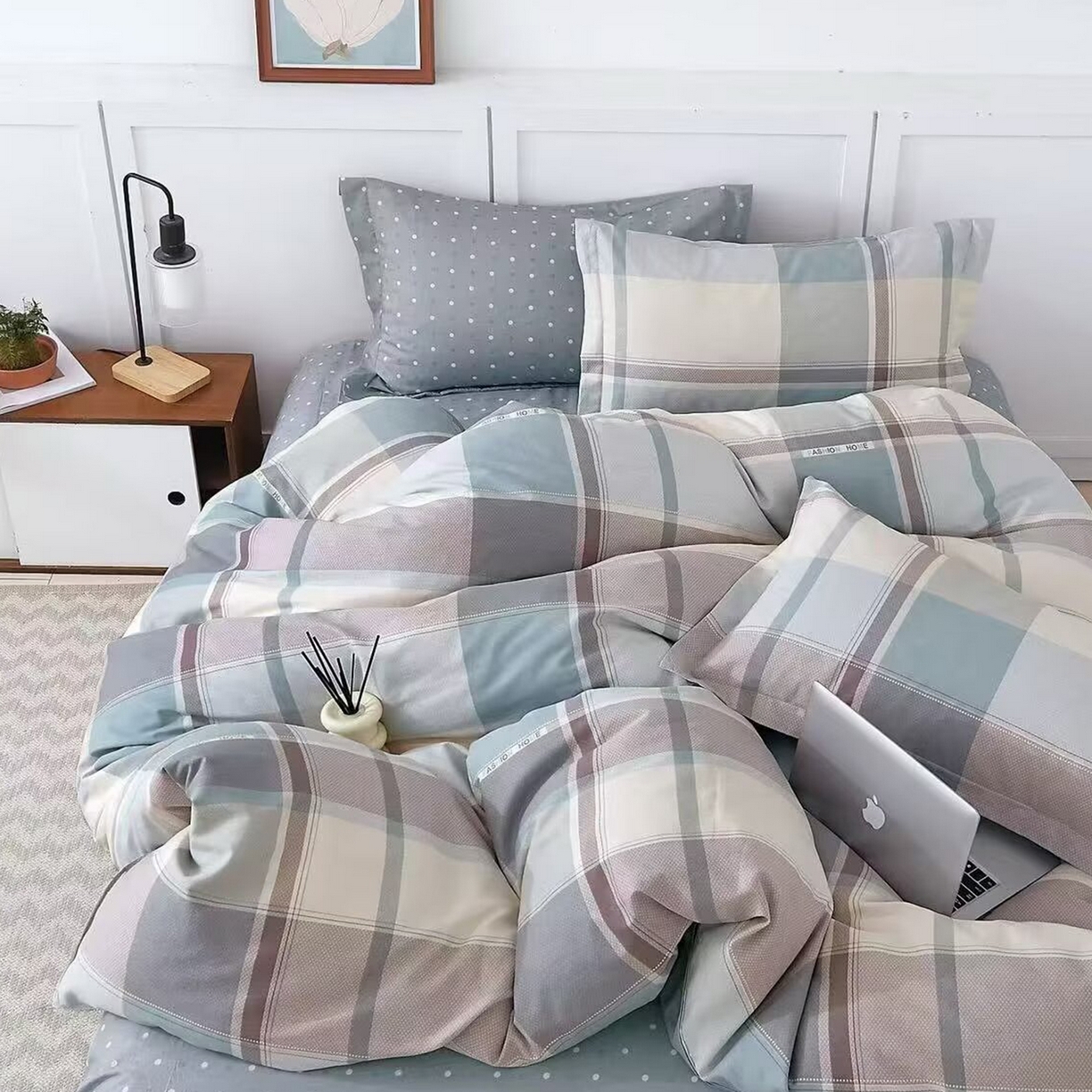 91家纺网 家纺一手货源 找家纺 （总）未来家居 2025新款长绒棉四件套UML13370