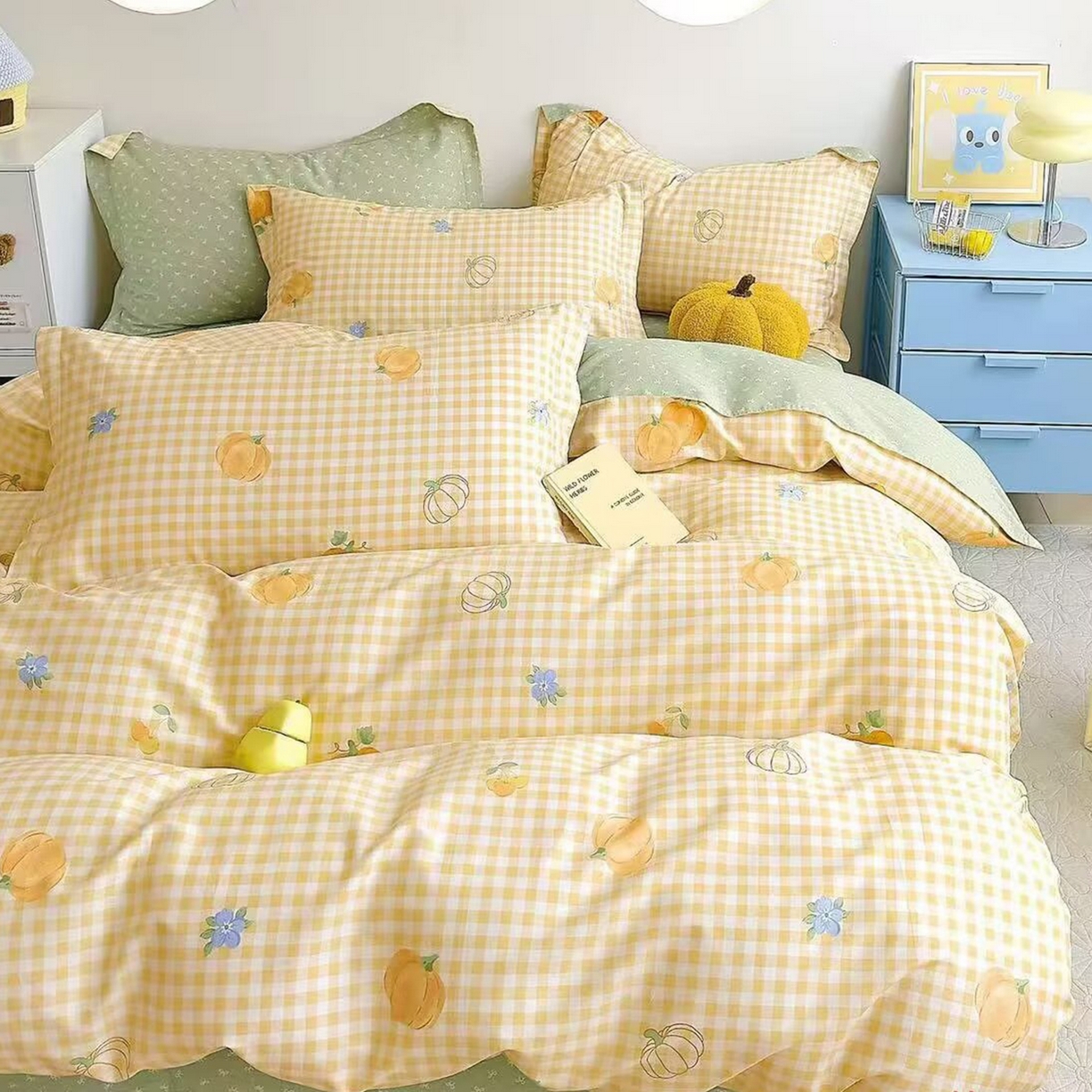 91家纺网 家纺一手货源 找家纺 （总）未来家居 2025新款长绒棉四件套UML13370