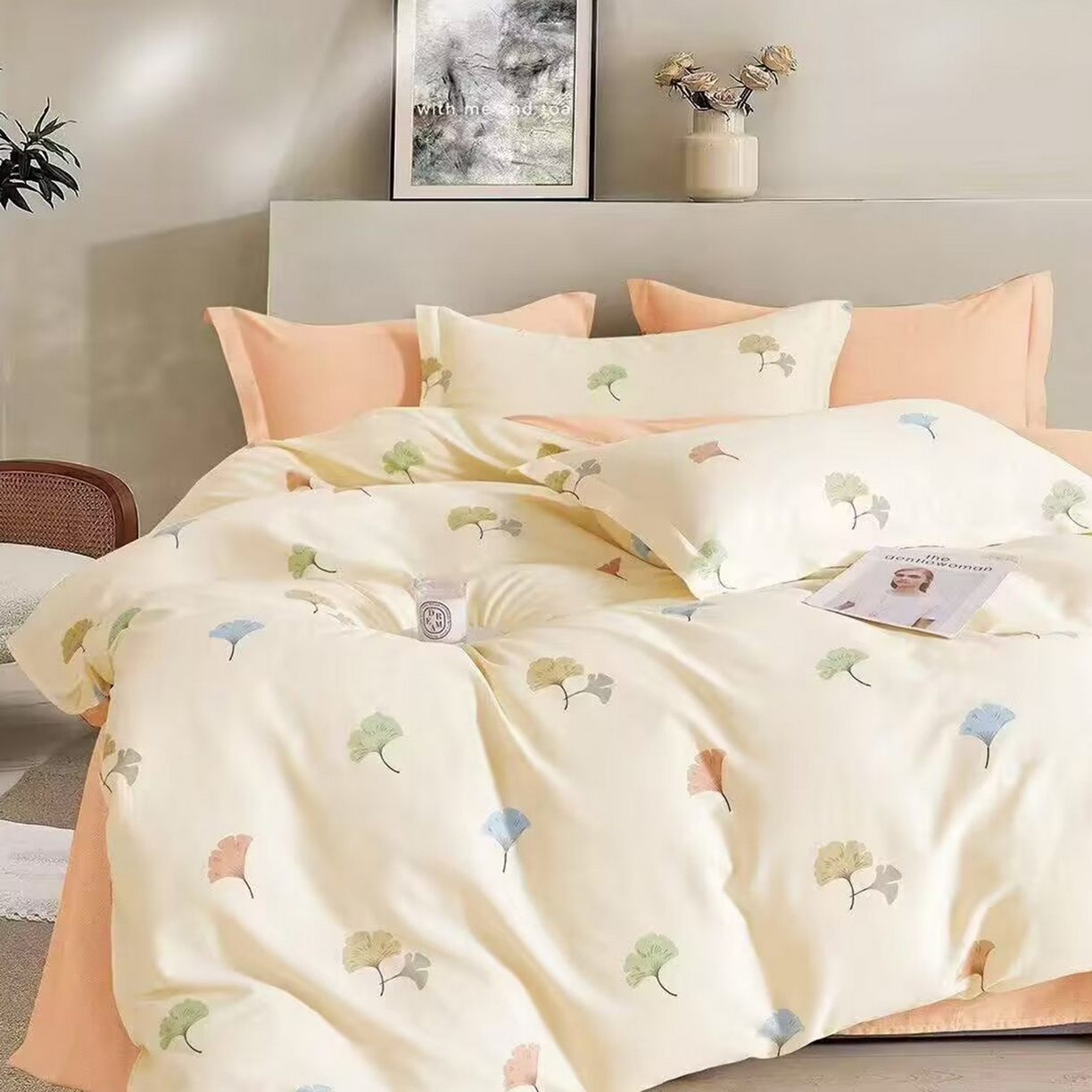 91家纺网 家纺一手货源 找家纺 （总）未来家居 2025新款长绒棉四件套UML13370