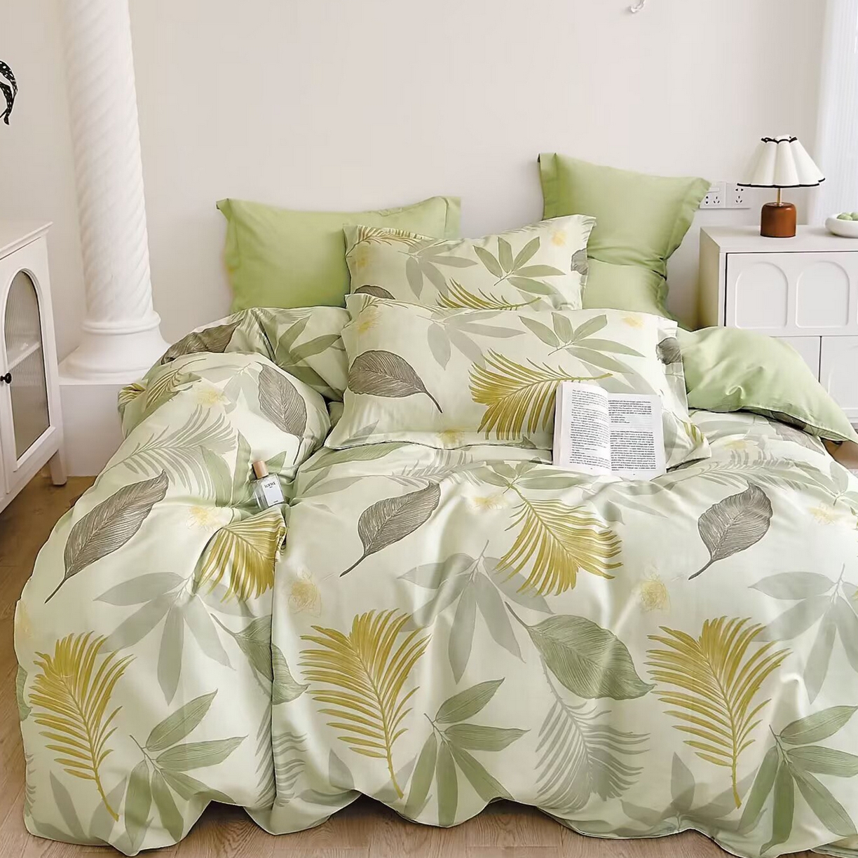 91家纺网 家纺一手货源 找家纺 （总）未来家居 2025新款长绒棉四件套UML13370