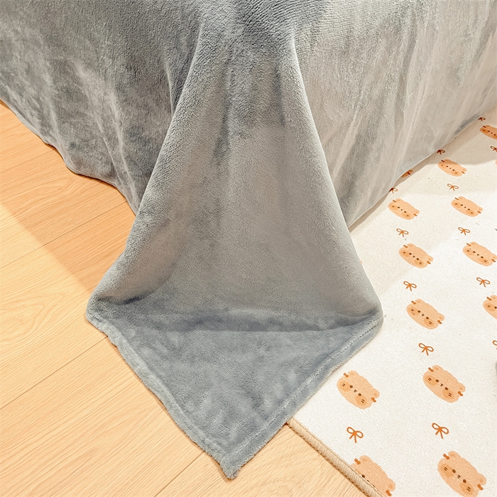 91家纺网 家纺一手货源 找家纺 川悦生活 2025新款立体雪花绒印花大床四件套系列一场景一 小雪狗