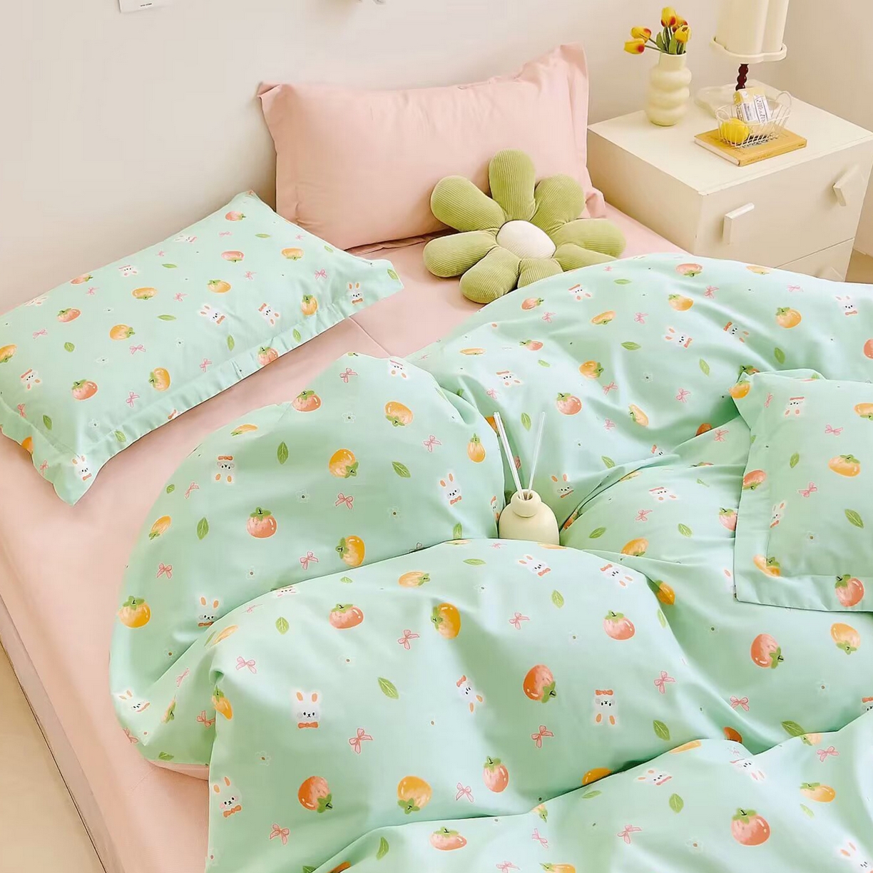 91家纺网 家纺一手货源 找家纺 （总）未来家居 2025新款长绒棉四件套UML13370