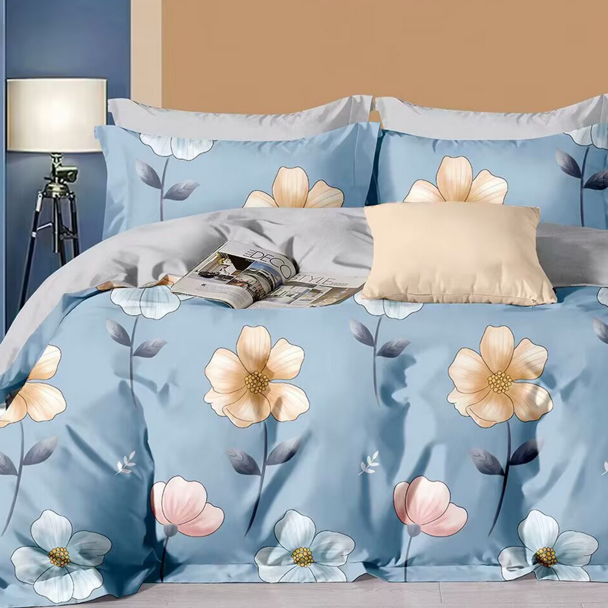 91家纺网 家纺一手货源 找家纺 （总）未来家居 2025新款长绒棉四件套UML13370