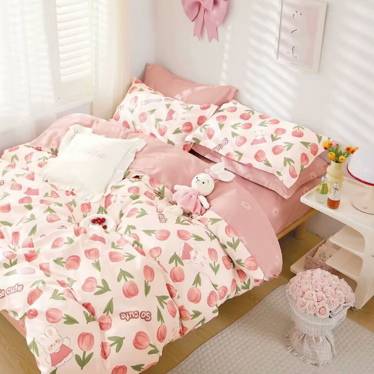 91家纺网 家纺一手货源 找家纺 （总）未来家居 2025新款长绒棉四件套UML13370