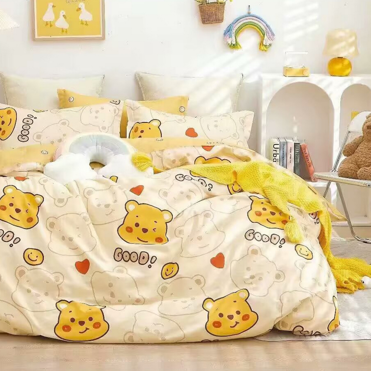 91家纺网 家纺一手货源 找家纺 （总）未来家居 2025新款长绒棉四件套UML13370