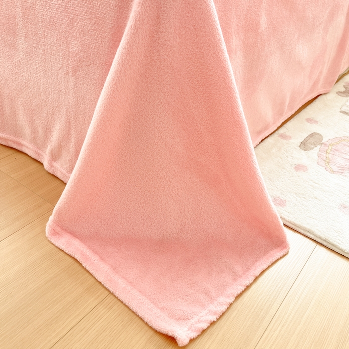 91家纺网 家纺一手货源 找家纺 川悦生活 2025新款立体雪花绒印花大床四件套系列一场景一 幸福甜兔