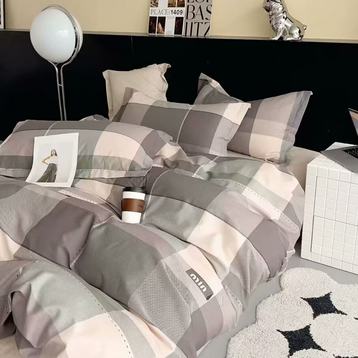 91家纺网 家纺一手货源 找家纺 （总）未来家居 2025新款长绒棉四件套UML13370