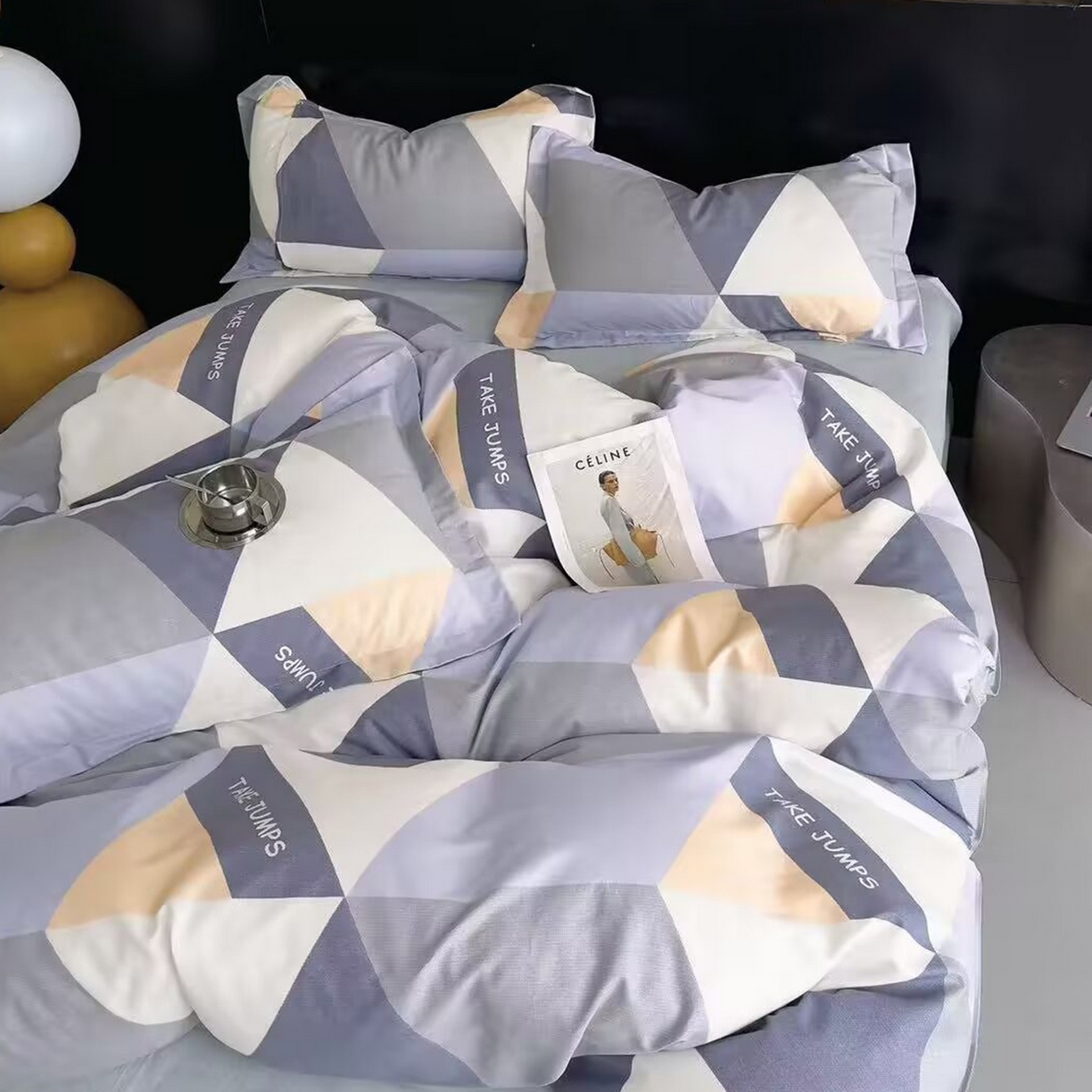 91家纺网 家纺一手货源 找家纺 （总）未来家居 2025新款长绒棉四件套UML13370