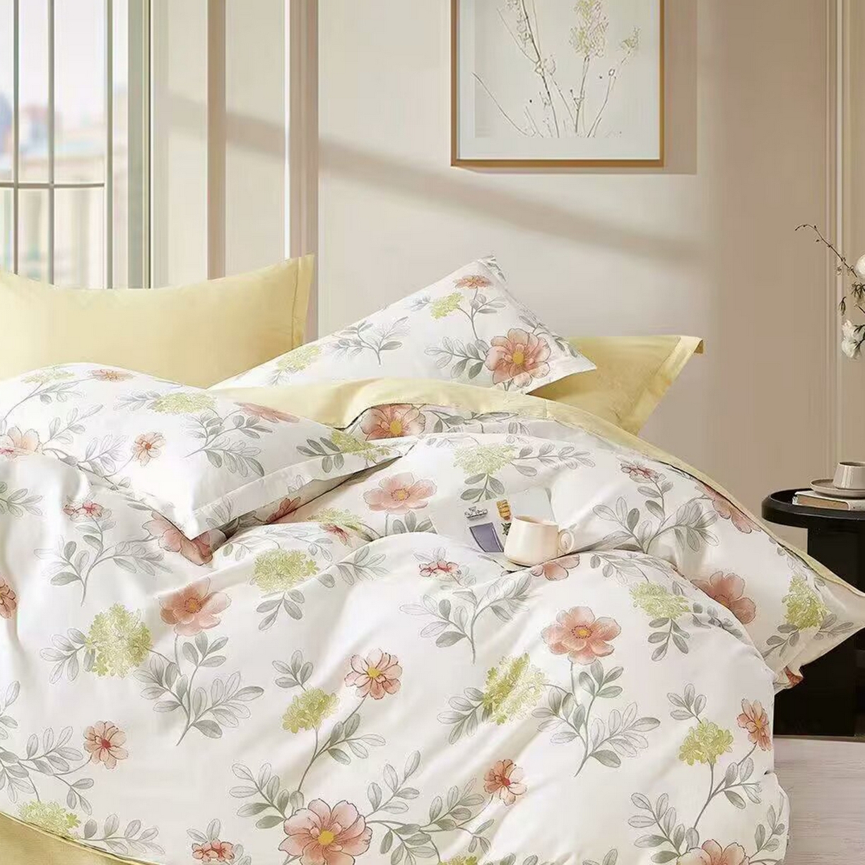 91家纺网 家纺一手货源 找家纺 （总）未来家居 2025新款长绒棉四件套UML13370