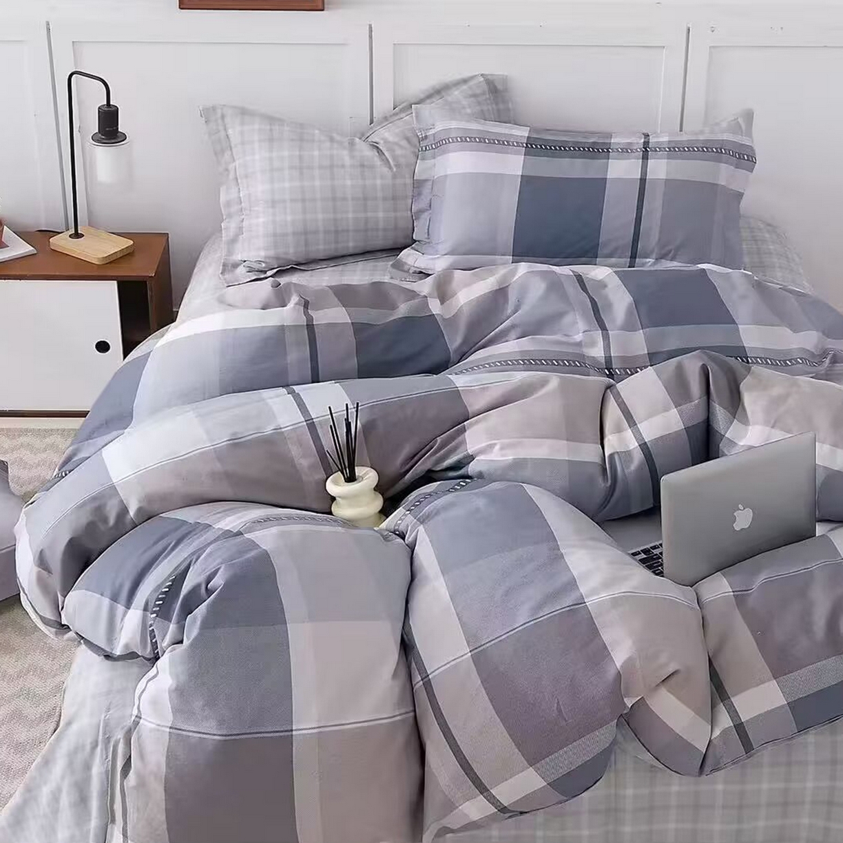 91家纺网 家纺一手货源 找家纺 （总）未来家居 2025新款长绒棉四件套UML13370