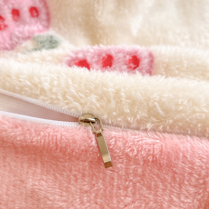 91家纺网 家纺一手货源 找家纺 川悦生活 2025新款立体雪花绒印花大床四件套系列一场景一 郁金奶兔