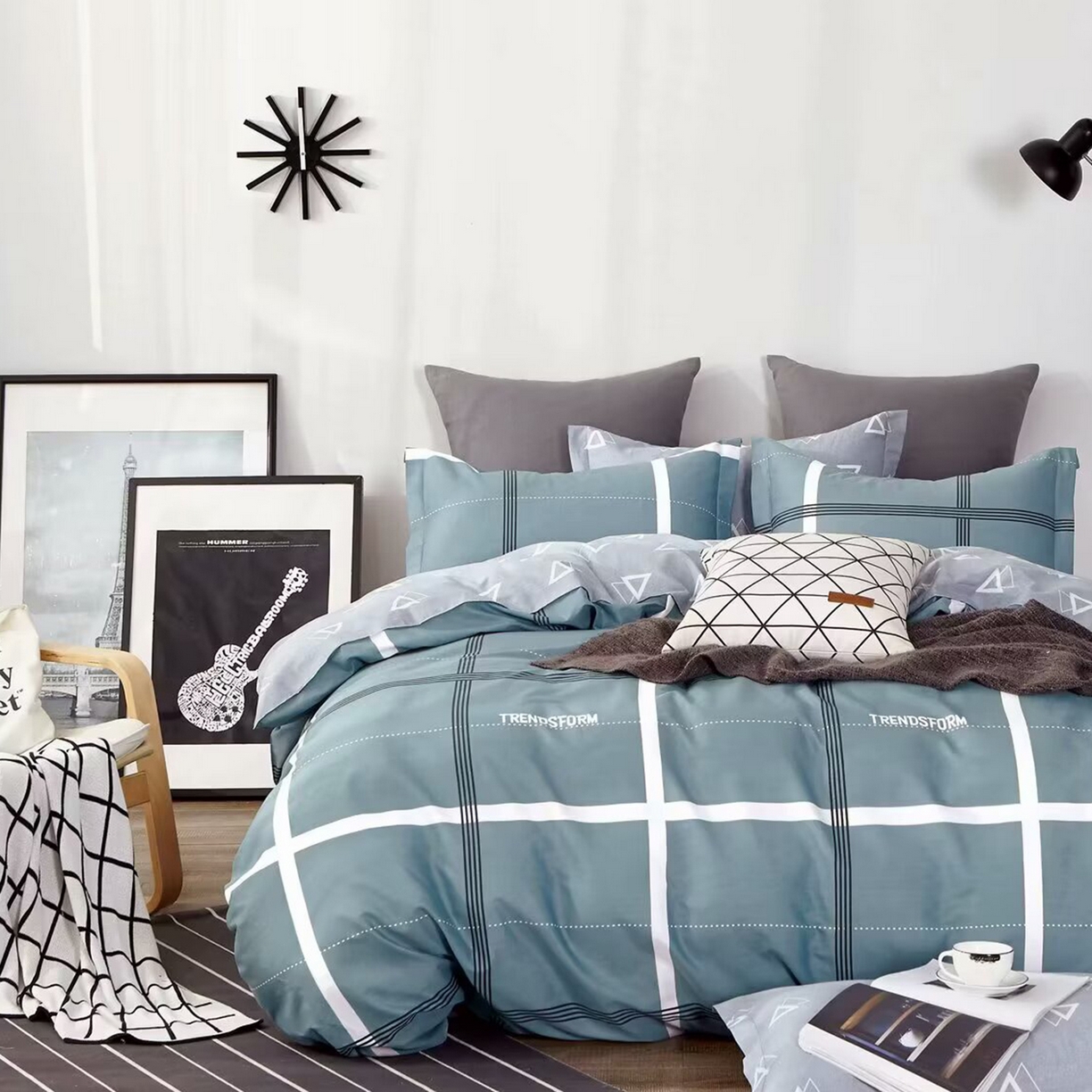 91家纺网 家纺一手货源 找家纺 （总）未来家居 2025新款长绒棉四件套UML13370