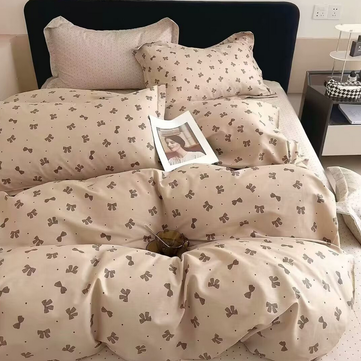 91家纺网 家纺一手货源 找家纺 （总）未来家居 2025新款长绒棉四件套UML13370