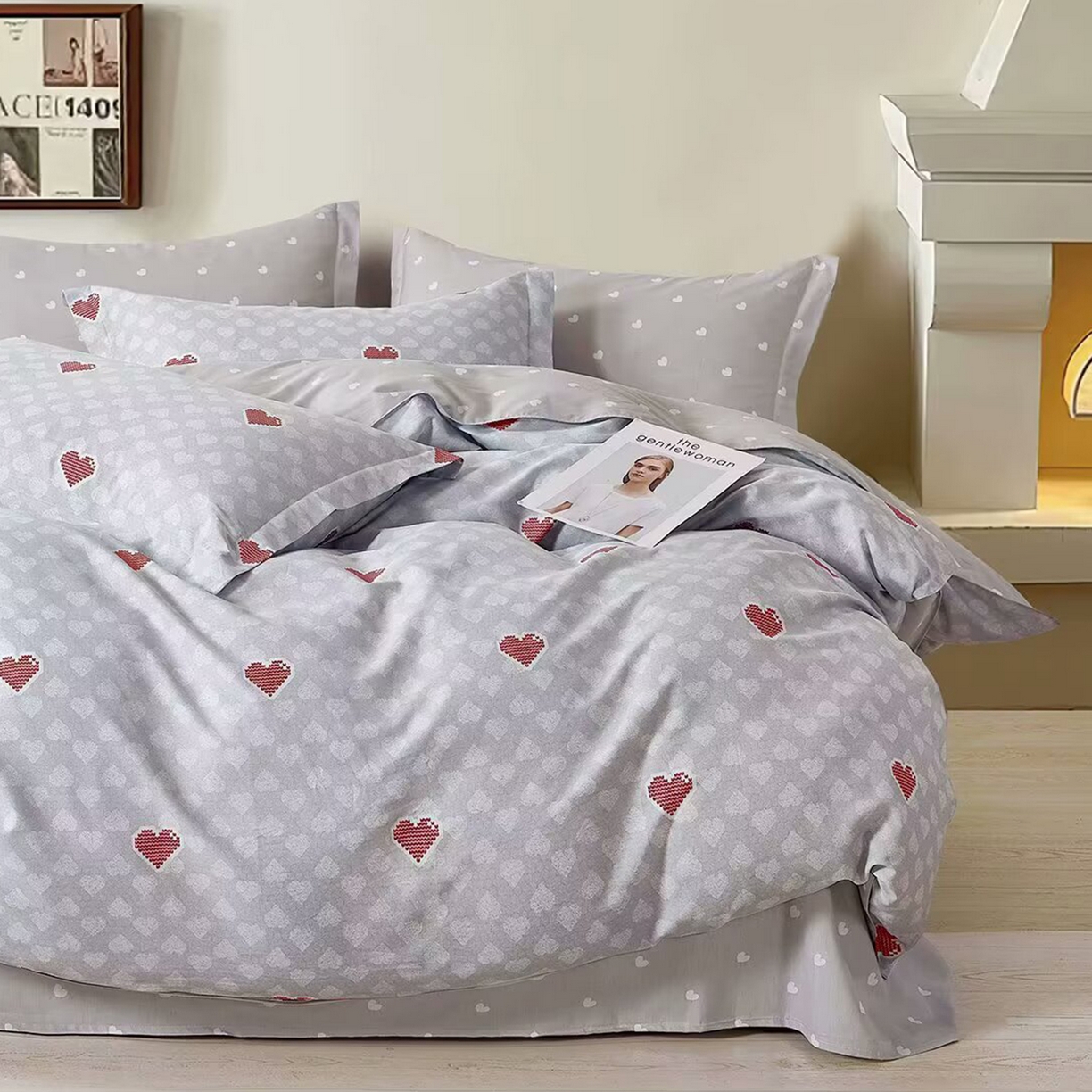 91家纺网 家纺一手货源 找家纺 （总）未来家居 2025新款长绒棉四件套UML13370