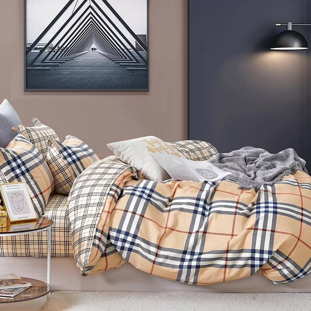 91家纺网 家纺一手货源 找家纺 （总）未来家居 2025新款长绒棉四件套UML13370