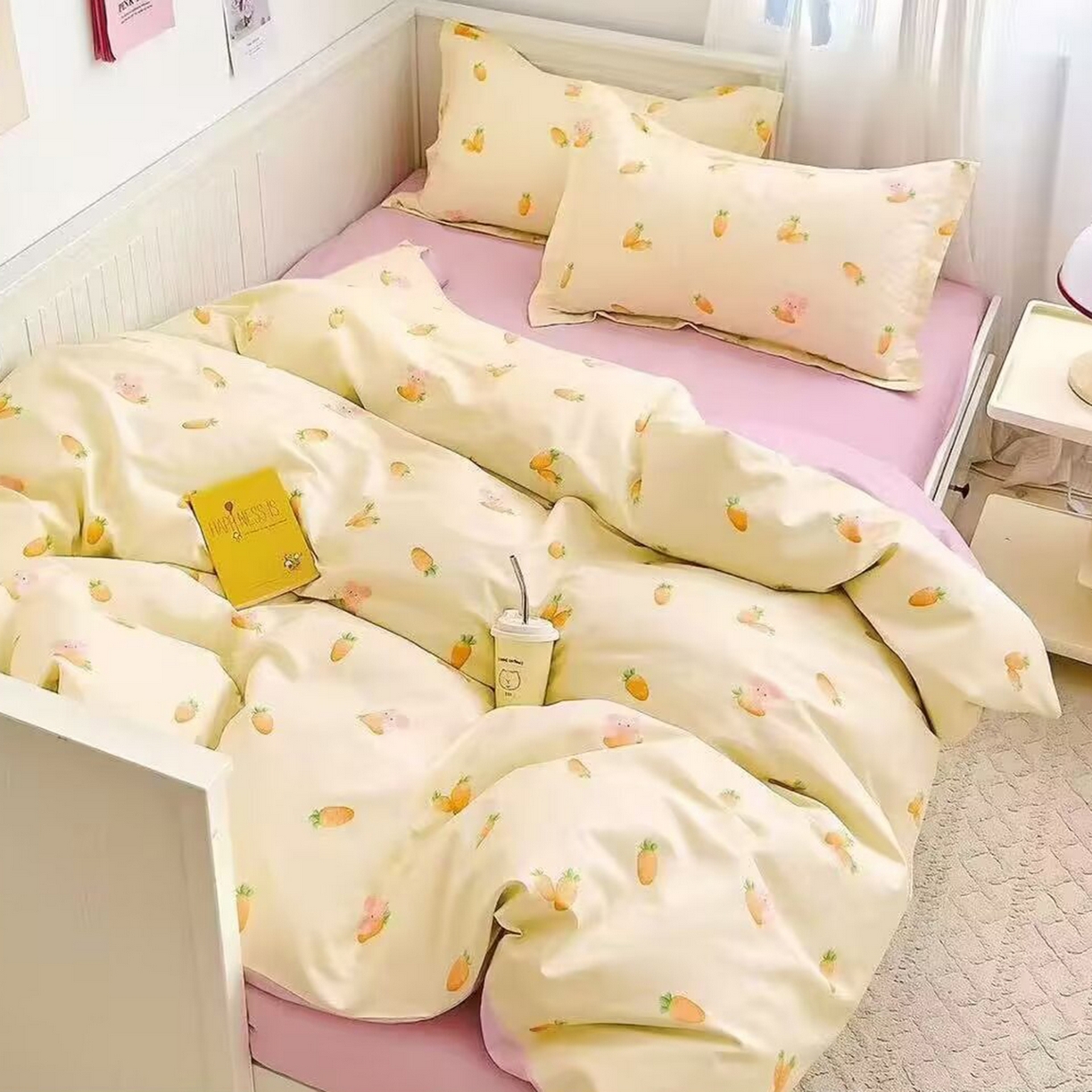 91家纺网 家纺一手货源 找家纺 （总）未来家居 2025新款长绒棉四件套UML13370