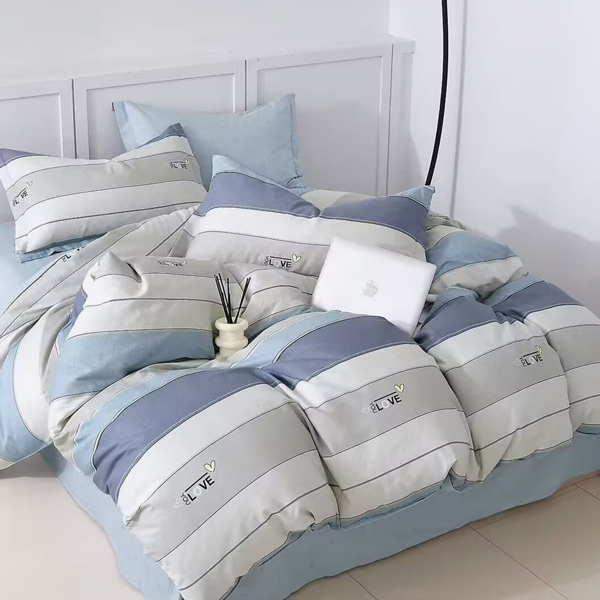 91家纺网 家纺一手货源 找家纺 （总）未来家居 2025新款长绒棉四件套UML13370