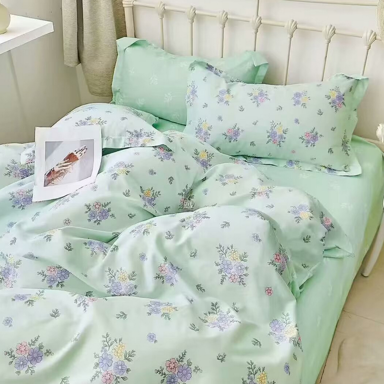 91家纺网 家纺一手货源 找家纺 （总）未来家居 2025新款长绒棉四件套UML13370