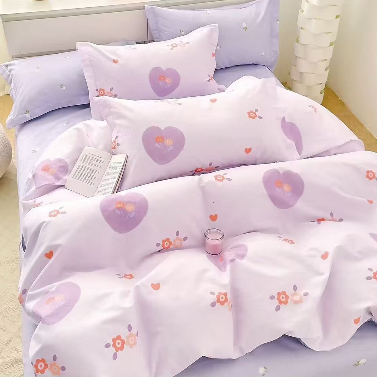 91家纺网 家纺一手货源 找家纺 （总）未来家居 2025新款长绒棉四件套UML13370