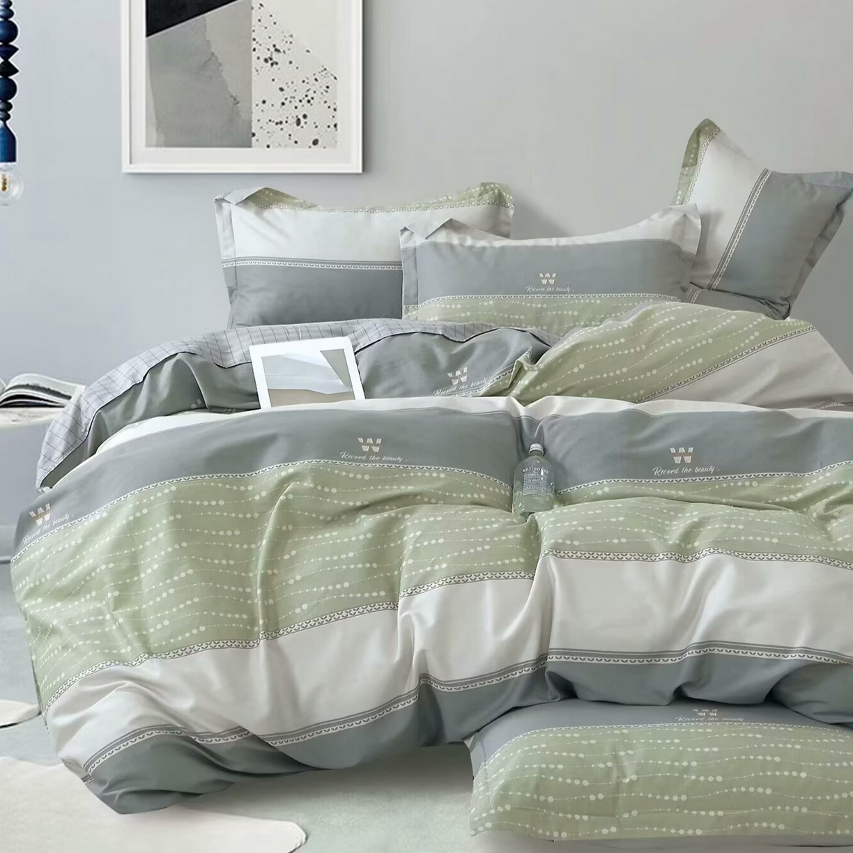 91家纺网 家纺一手货源 找家纺 （总）未来家居 2025新款长绒棉四件套UML13370