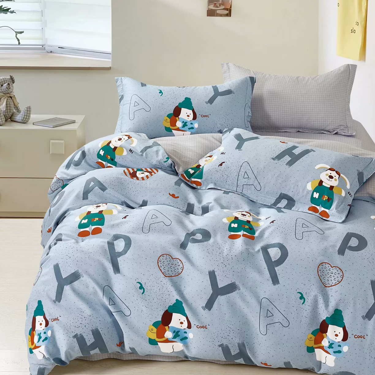 91家纺网 家纺一手货源 找家纺 （总）未来家居 2025新款长绒棉四件套UML13370