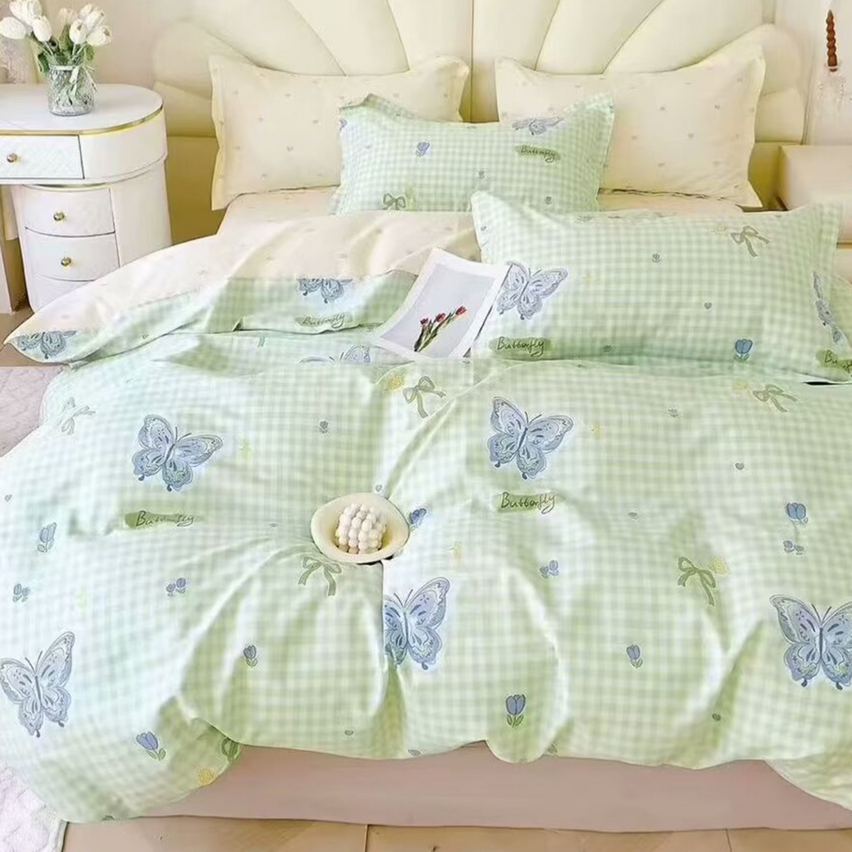 91家纺网 家纺一手货源 找家纺 （总）未来家居 2025新款长绒棉四件套UML13370