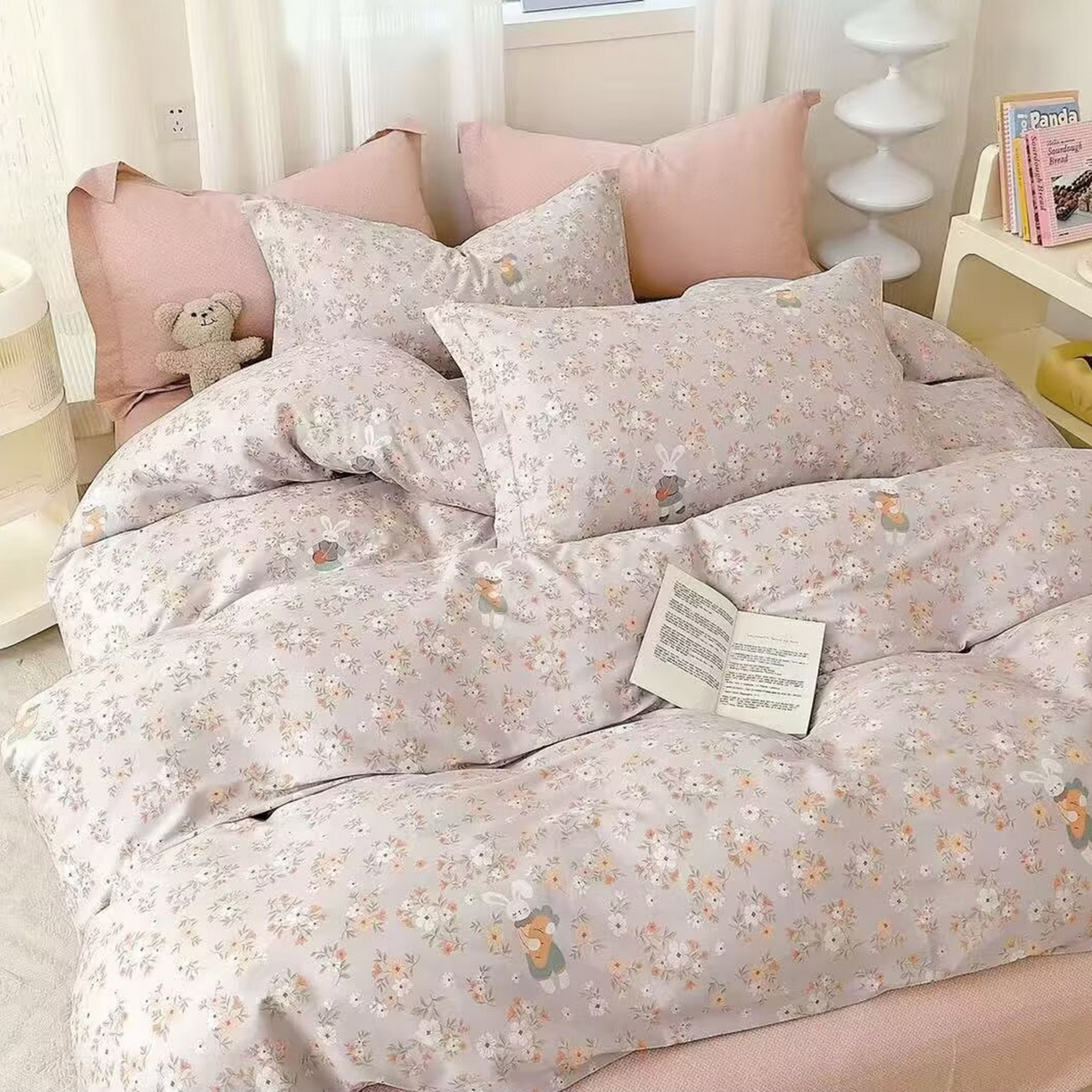 91家纺网 家纺一手货源 找家纺 （总）未来家居 2025新款长绒棉四件套UML13370