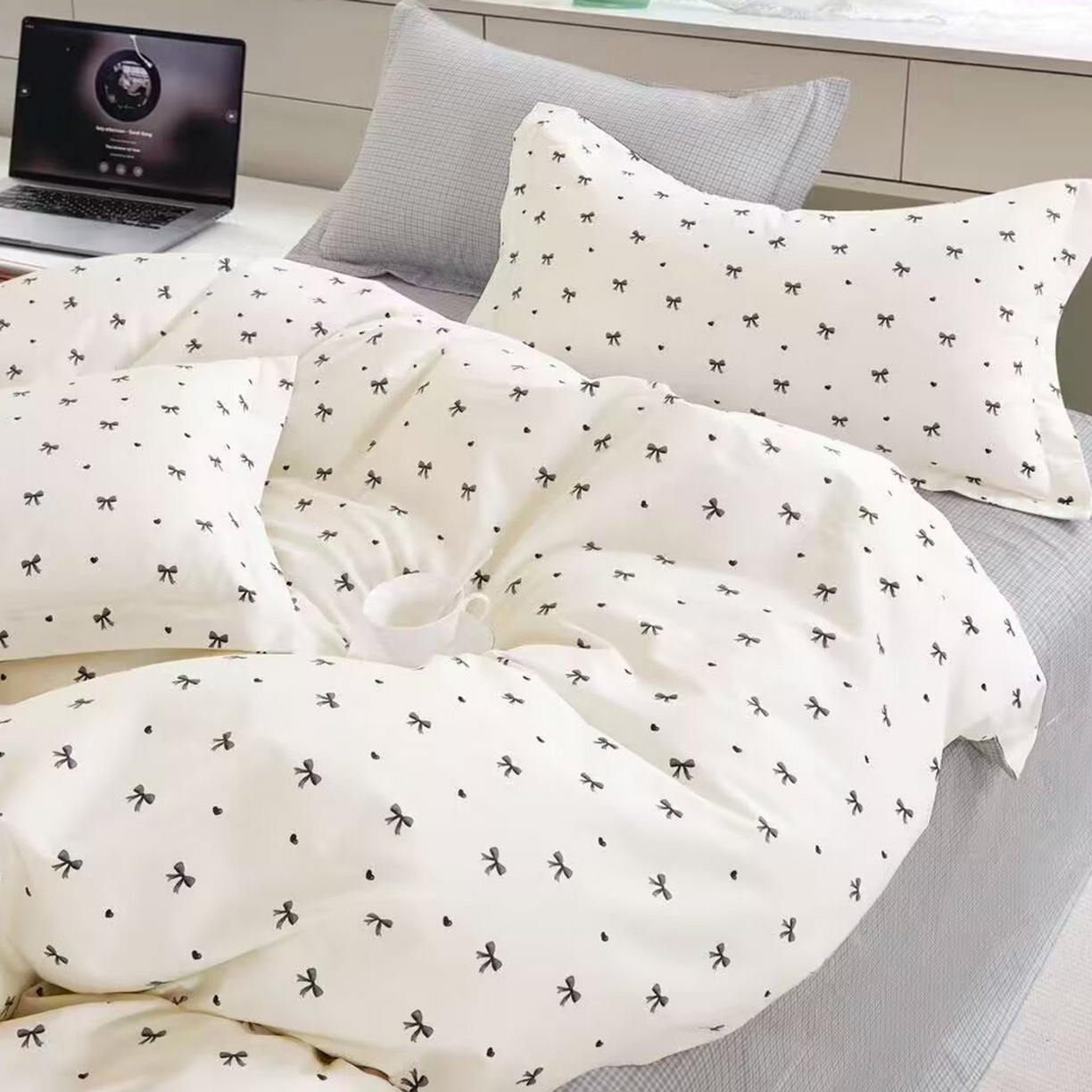 91家纺网 家纺一手货源 找家纺 （总）未来家居 2025新款长绒棉四件套UML13370