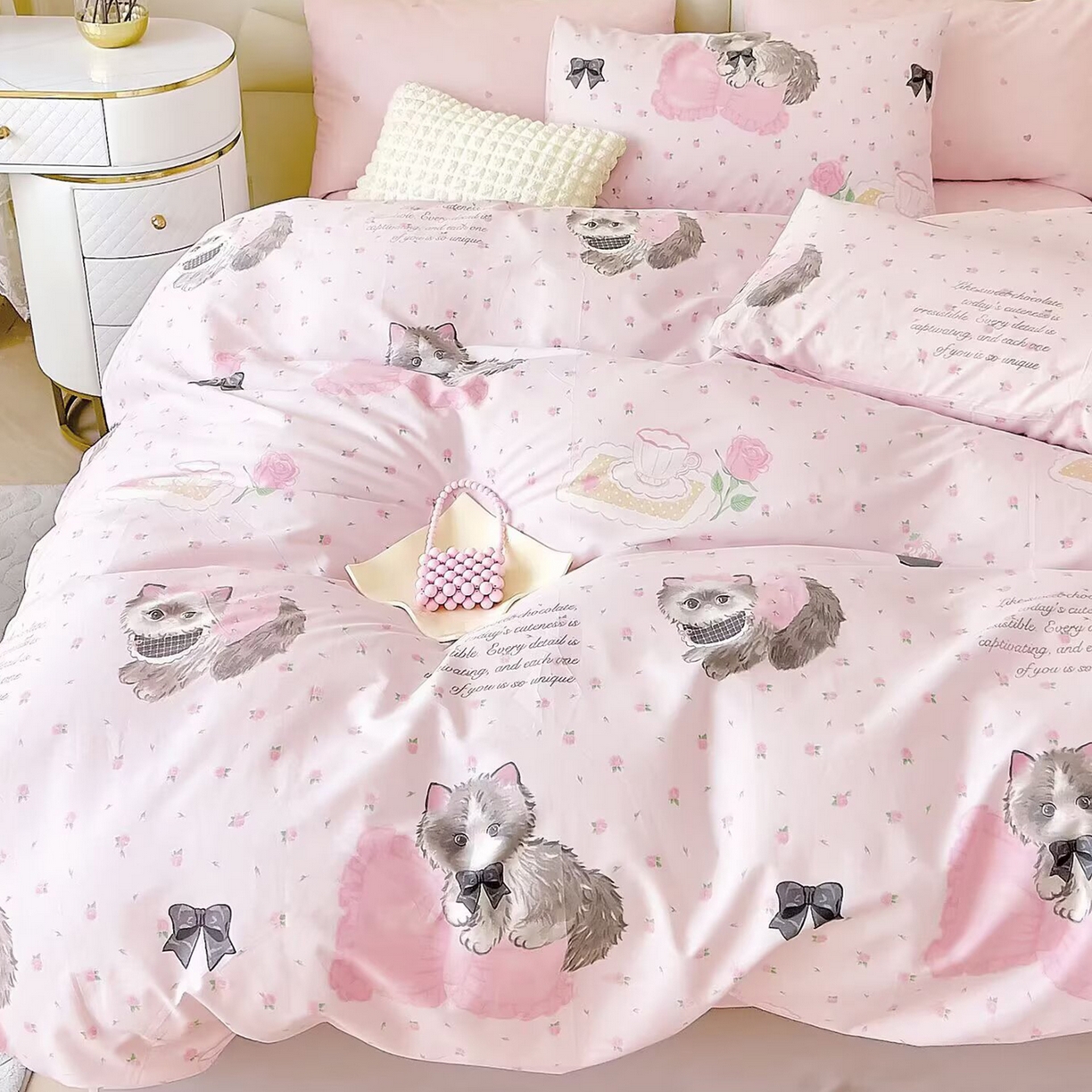 91家纺网 家纺一手货源 找家纺 （总）未来家居 2025新款长绒棉四件套UML13370