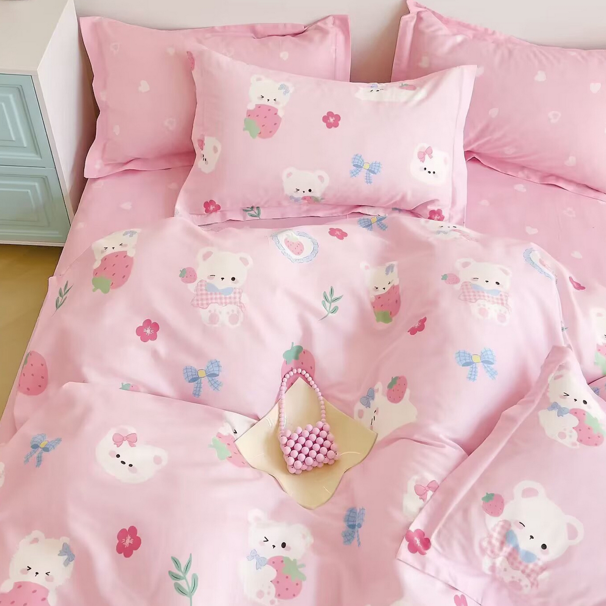 91家纺网 家纺一手货源 找家纺 （总）未来家居 2025新款长绒棉四件套UML13370