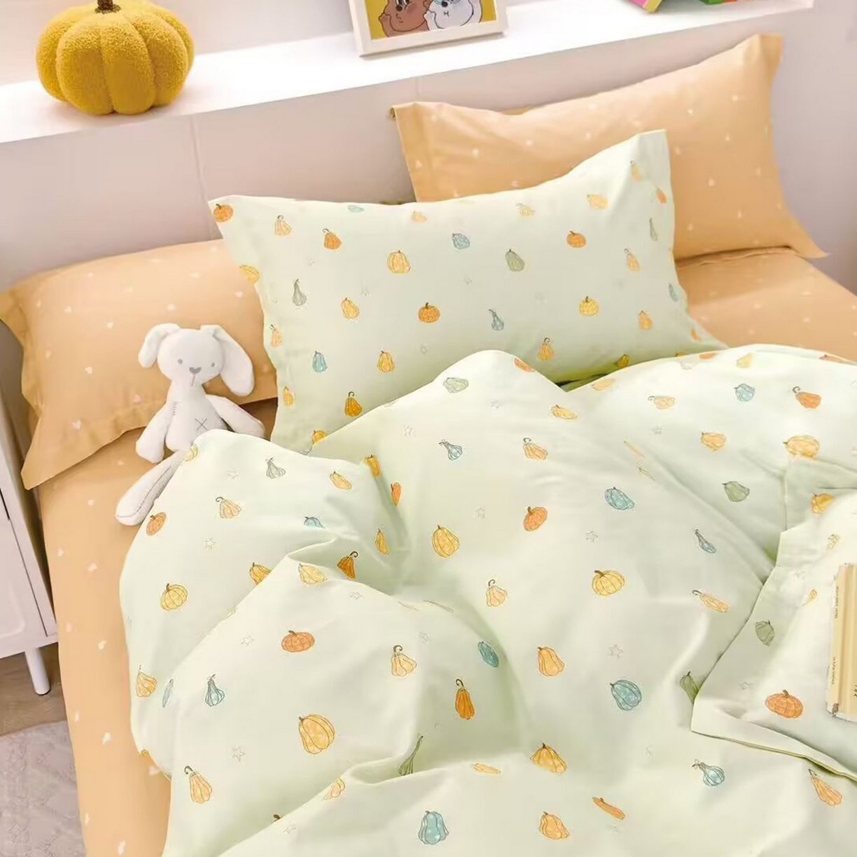 91家纺网 家纺一手货源 找家纺 （总）未来家居 2025新款长绒棉四件套UML13370