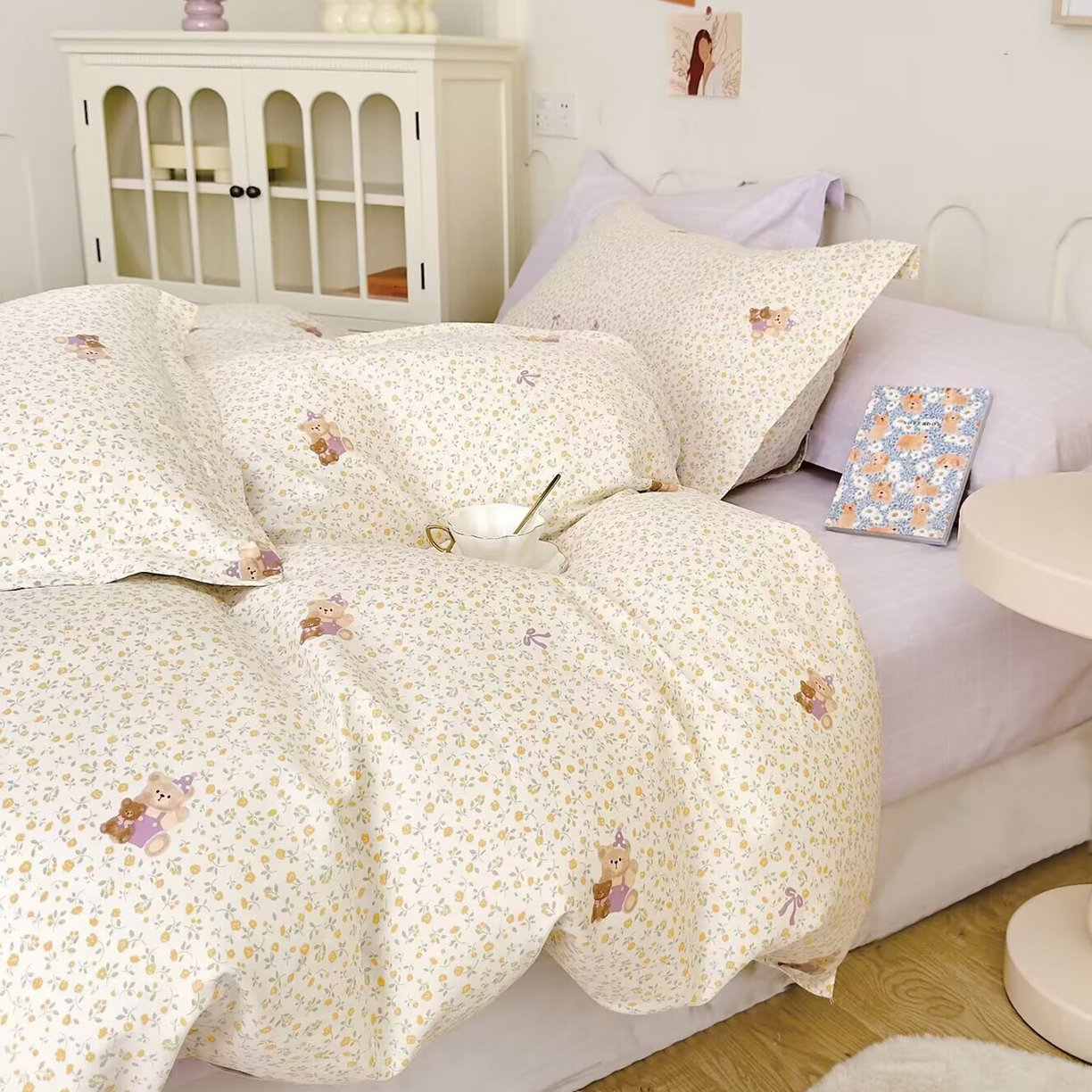 91家纺网 家纺一手货源 找家纺 （总）未来家居 2025新款长绒棉四件套UML13370