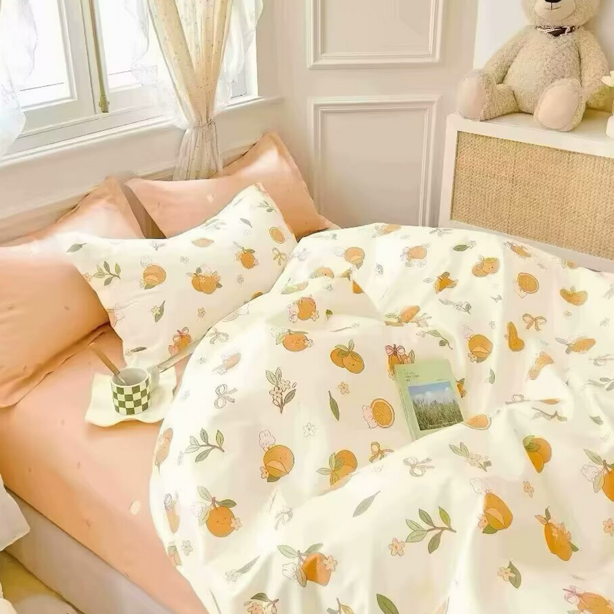 91家纺网 家纺一手货源 找家纺 （总）未来家居 2025新款长绒棉四件套UML13370