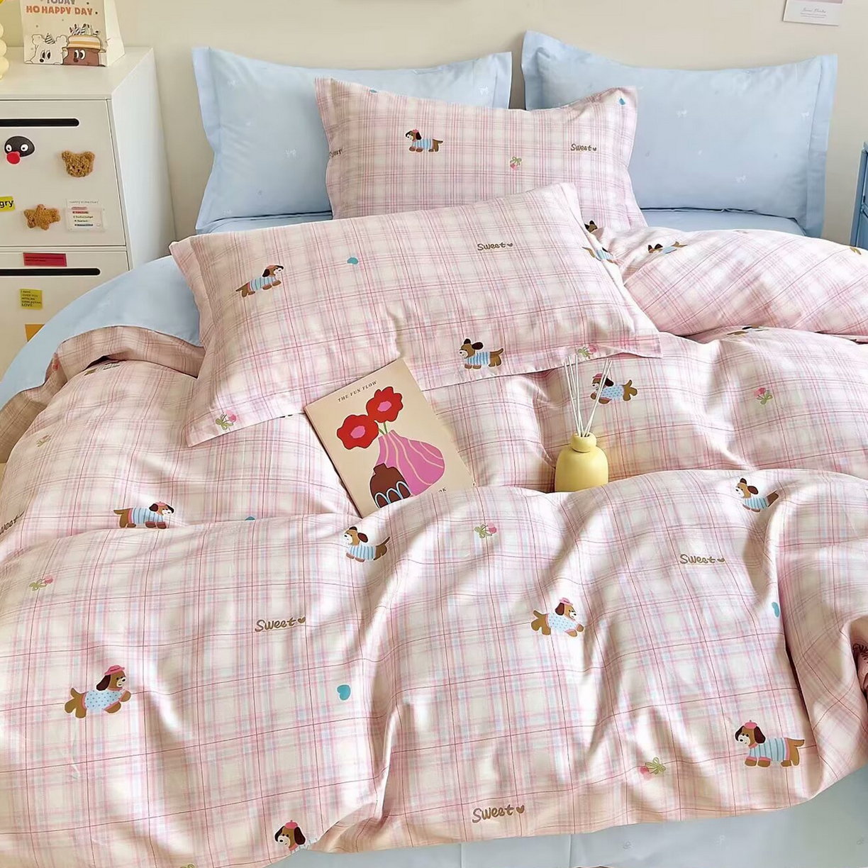 91家纺网 家纺一手货源 找家纺 （总）未来家居 2025新款长绒棉四件套UML13370