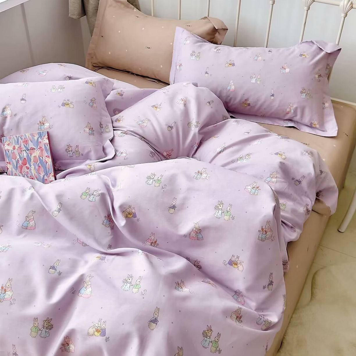 91家纺网 家纺一手货源 找家纺 （总）未来家居 2025新款长绒棉四件套UML13370