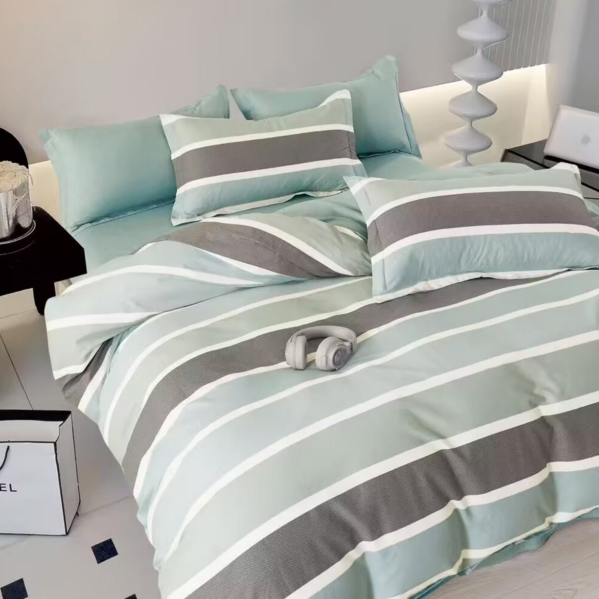 91家纺网 家纺一手货源 找家纺 （总）未来家居 2025新款长绒棉四件套UML13370