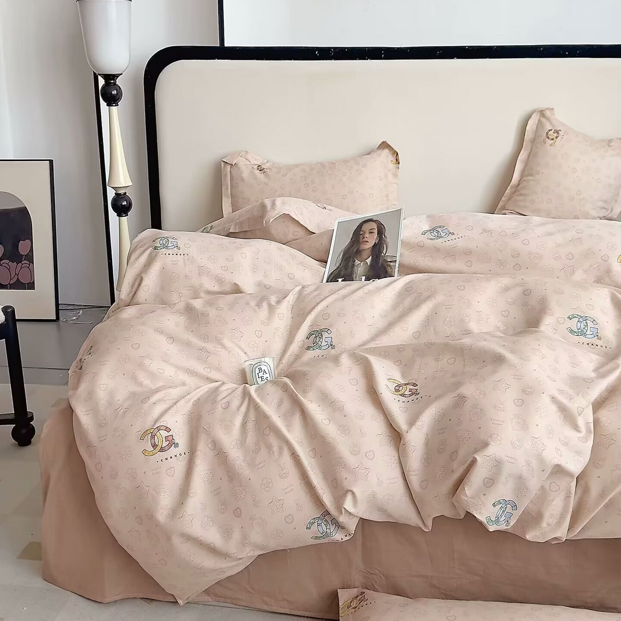 91家纺网 家纺一手货源 找家纺 （总）未来家居 2025新款长绒棉四件套UML13370