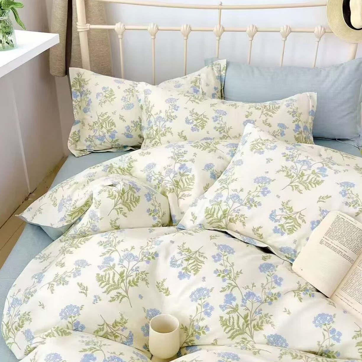 91家纺网 家纺一手货源 找家纺 （总）未来家居 2025新款长绒棉四件套UML13370