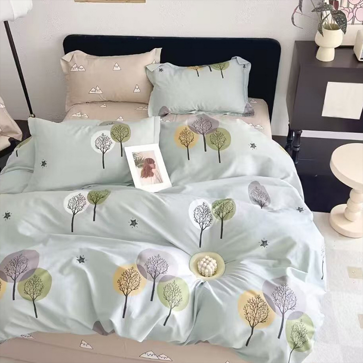 91家纺网 家纺一手货源 找家纺 （总）未来家居 2025新款长绒棉四件套UML13370