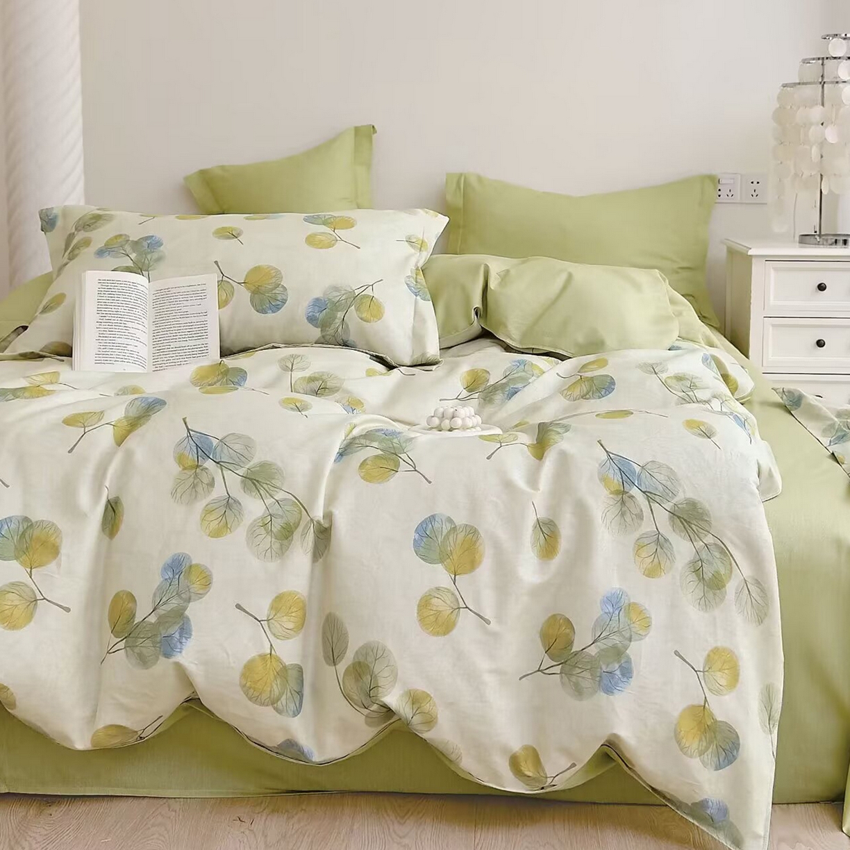 91家纺网 家纺一手货源 找家纺 （总）未来家居 2025新款长绒棉四件套UML13370