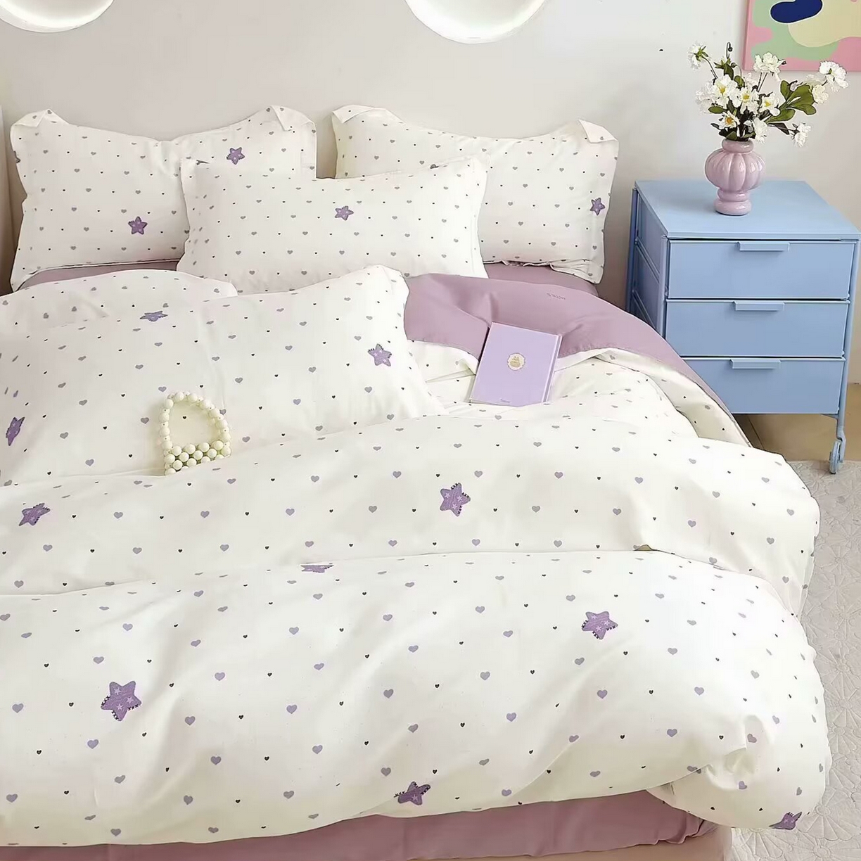 91家纺网 家纺一手货源 找家纺 （总）未来家居 2025新款长绒棉四件套UML13370