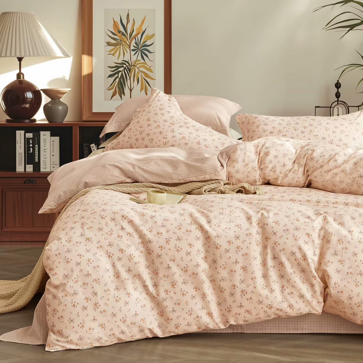 91家纺网 家纺一手货源 找家纺 （总）未来家居 2025新款长绒棉四件套UML13370