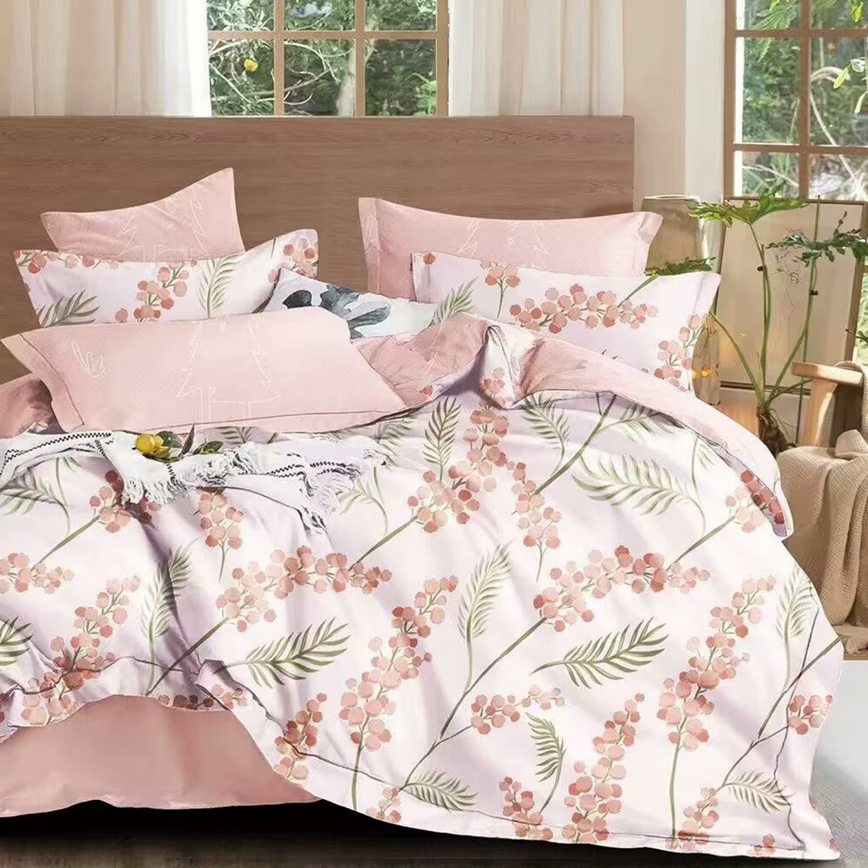 91家纺网 家纺一手货源 找家纺 （总）未来家居 2025新款长绒棉四件套UML13370