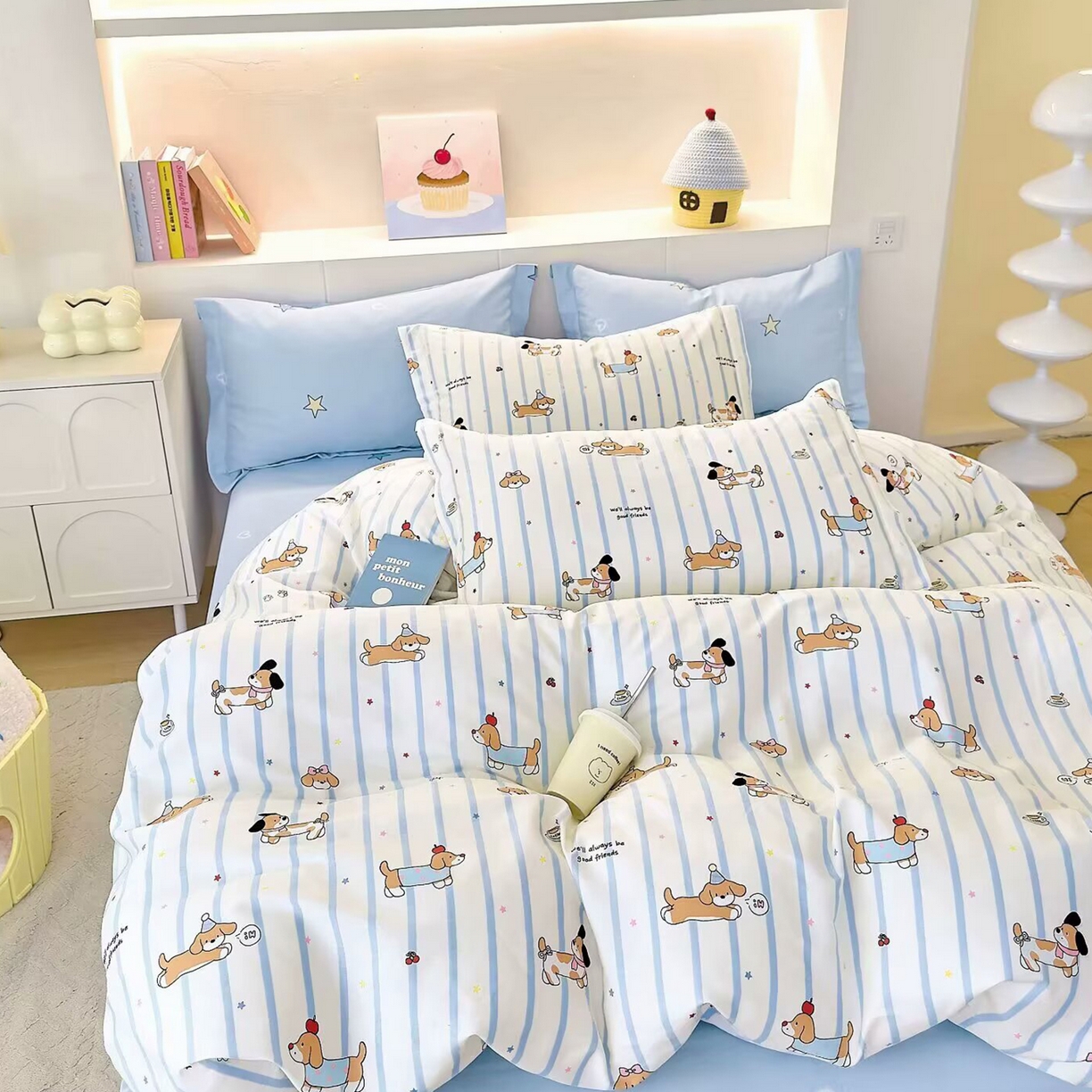 91家纺网 家纺一手货源 找家纺 （总）未来家居 2025新款长绒棉四件套UML13370