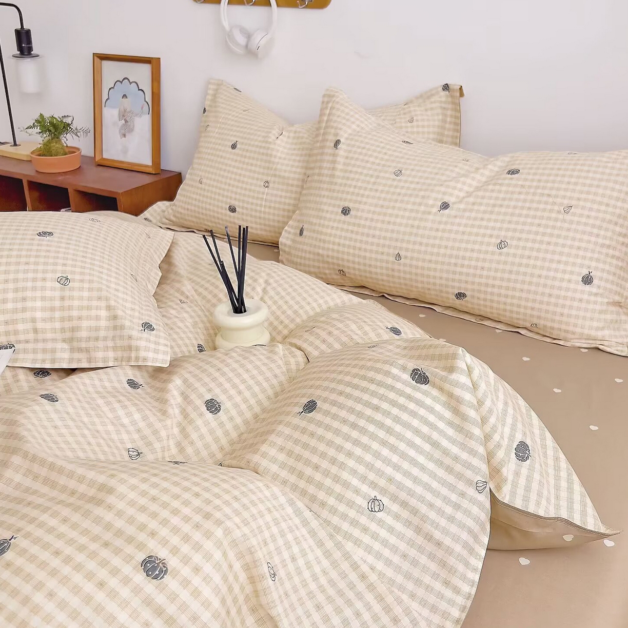 91家纺网 家纺一手货源 找家纺 （总）未来家居 2025新款长绒棉四件套UML13370