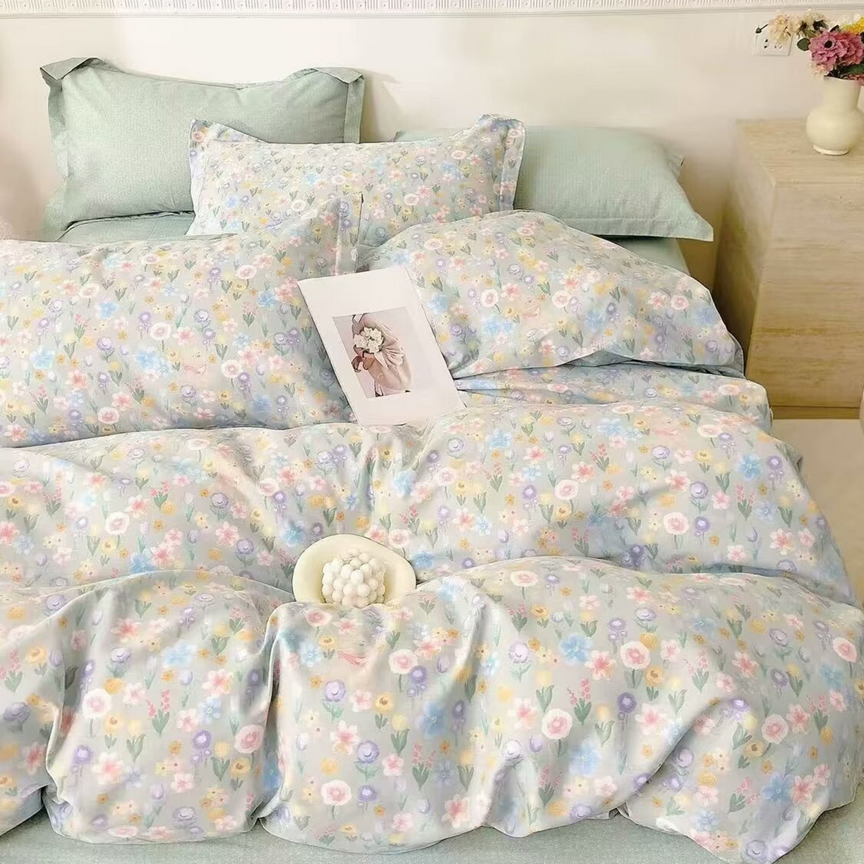 91家纺网 家纺一手货源 找家纺 （总）未来家居 2025新款长绒棉四件套UML13370