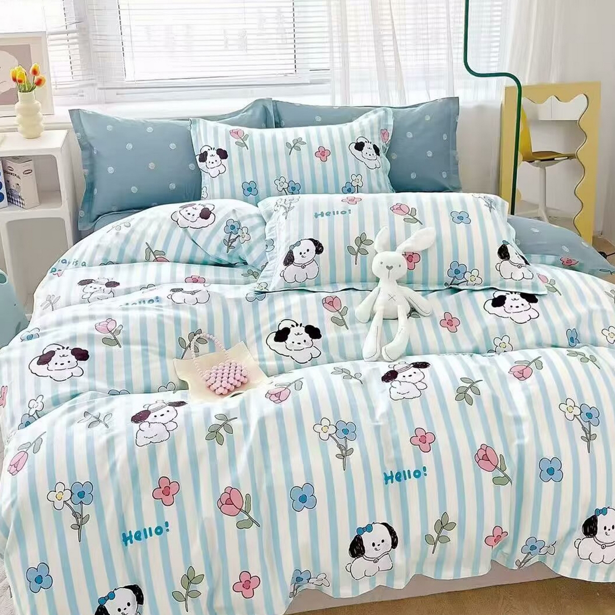 91家纺网 家纺一手货源 找家纺 （总）未来家居 2025新款长绒棉四件套UML13370