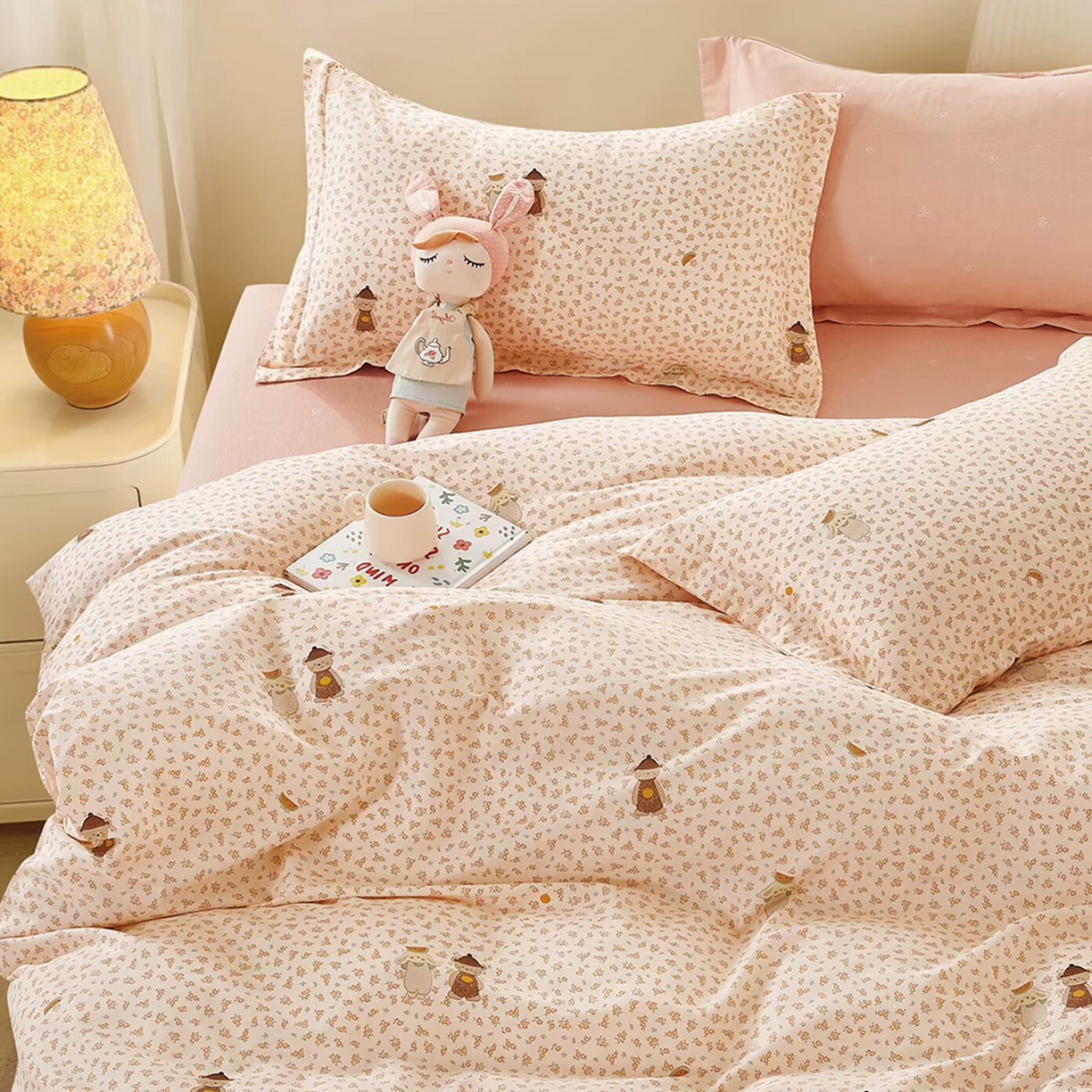 91家纺网 家纺一手货源 找家纺 （总）未来家居 2025新款长绒棉四件套UML13370