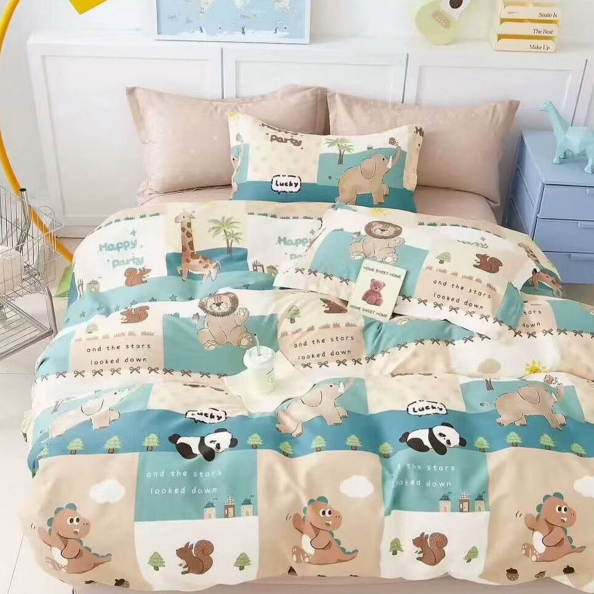 91家纺网 家纺一手货源 找家纺 （总）未来家居 2025新款长绒棉四件套UML13370