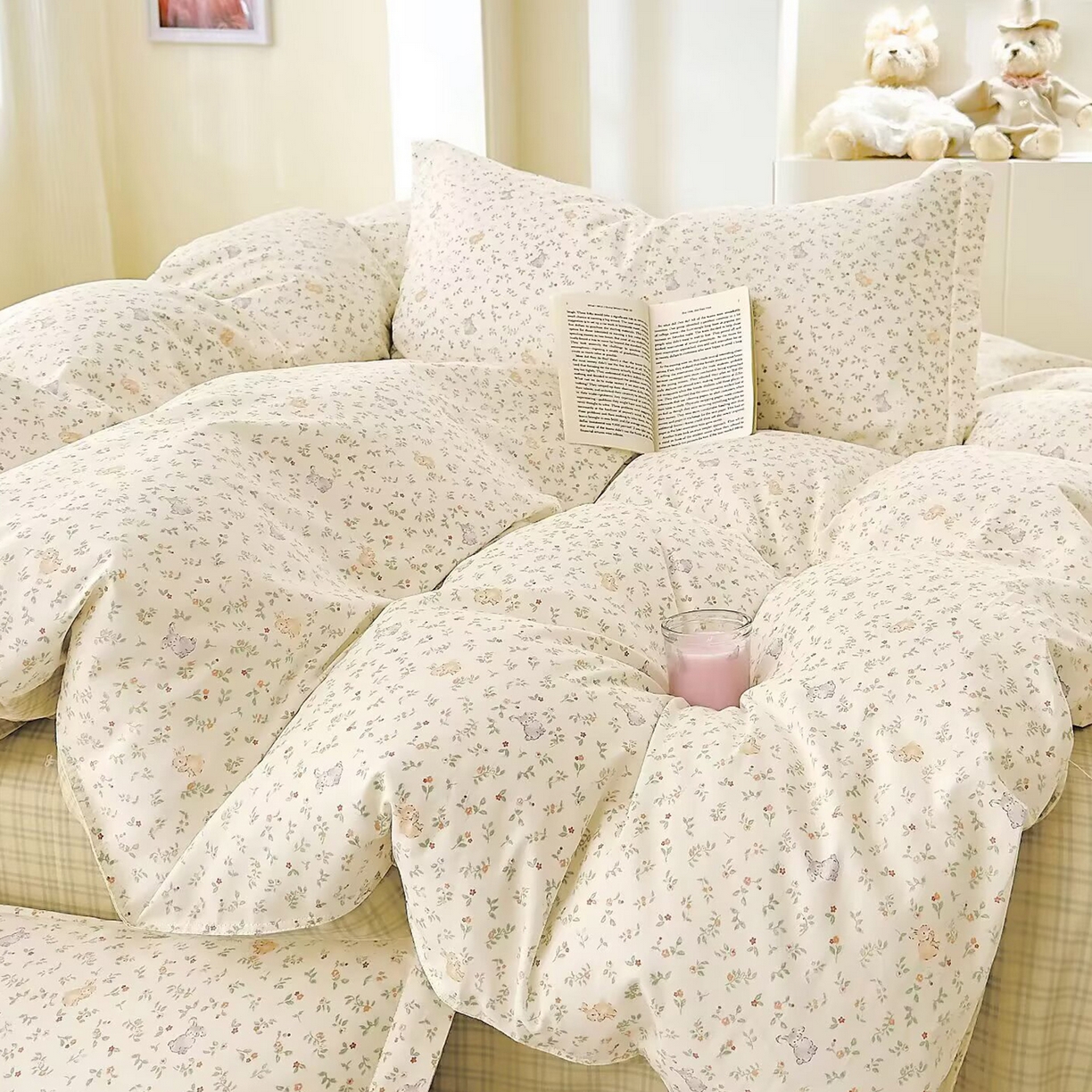 91家纺网 家纺一手货源 找家纺 （总）未来家居 2025新款长绒棉四件套UML13370